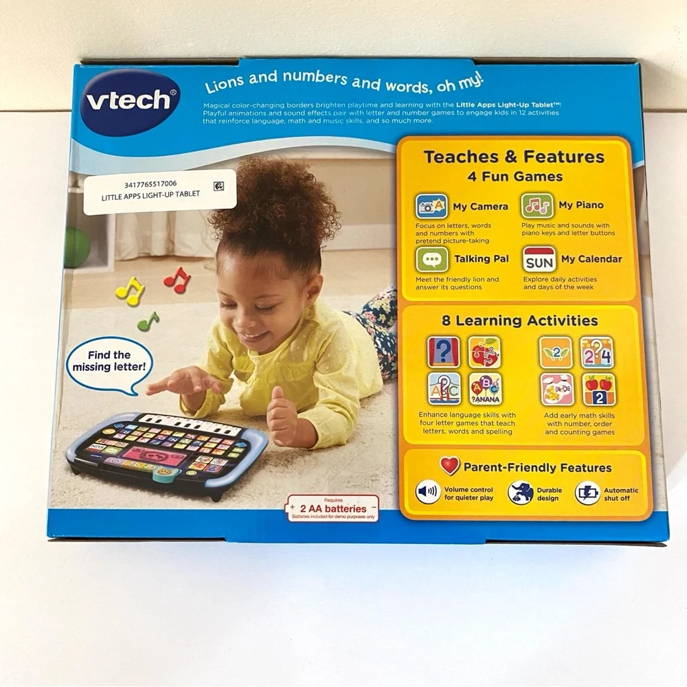 VTech Little Apps Light-Up Tablet New Head Start Early Learning